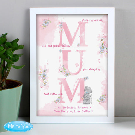 Personalised Me To You Mum Framed Print: 3 - Framed Prints