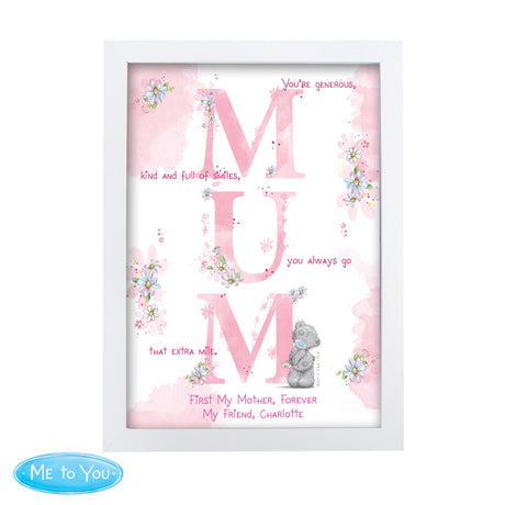 Personalised Me To You Mum Framed Print: 5 - Framed Prints