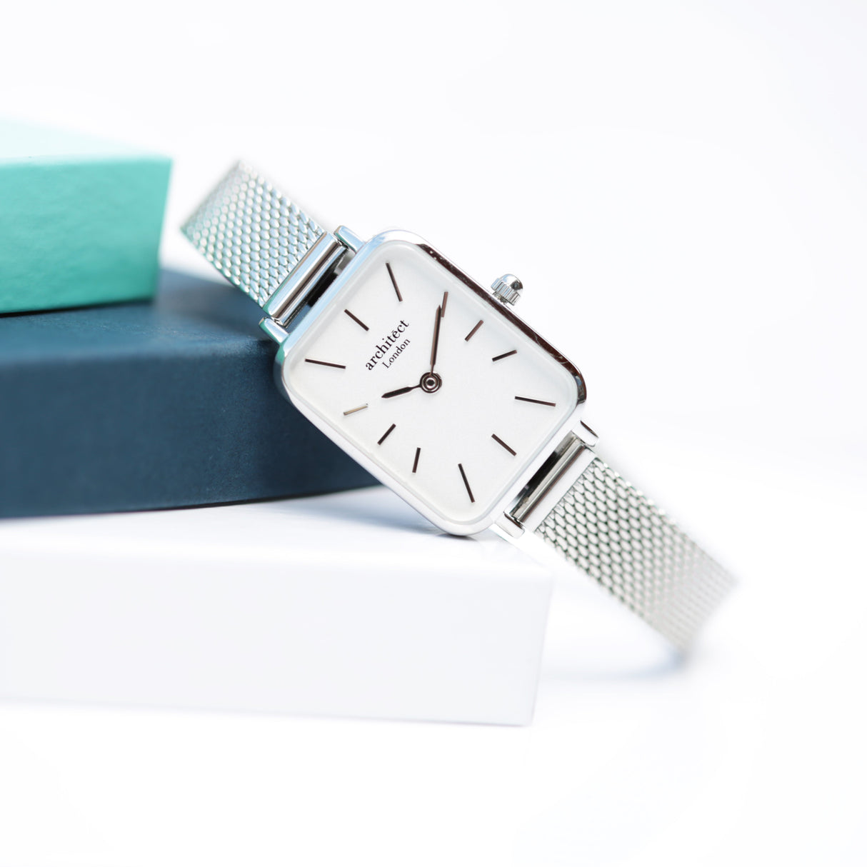 Architēct Lille Silver Mesh Watch: 2 - Watches By Architect Watches