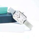 Personalised Ladies Architēct Lille Watch in Cloud Silver - Watches at Gift Moments