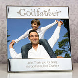 Personalised Silver Godfather 6x4 Photo Frame Default Title - Photo Frames at Gift Moments