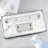 Personalised Its A Boy Silver Plated Certificate Holder - Certificate Holders at Gift Moments