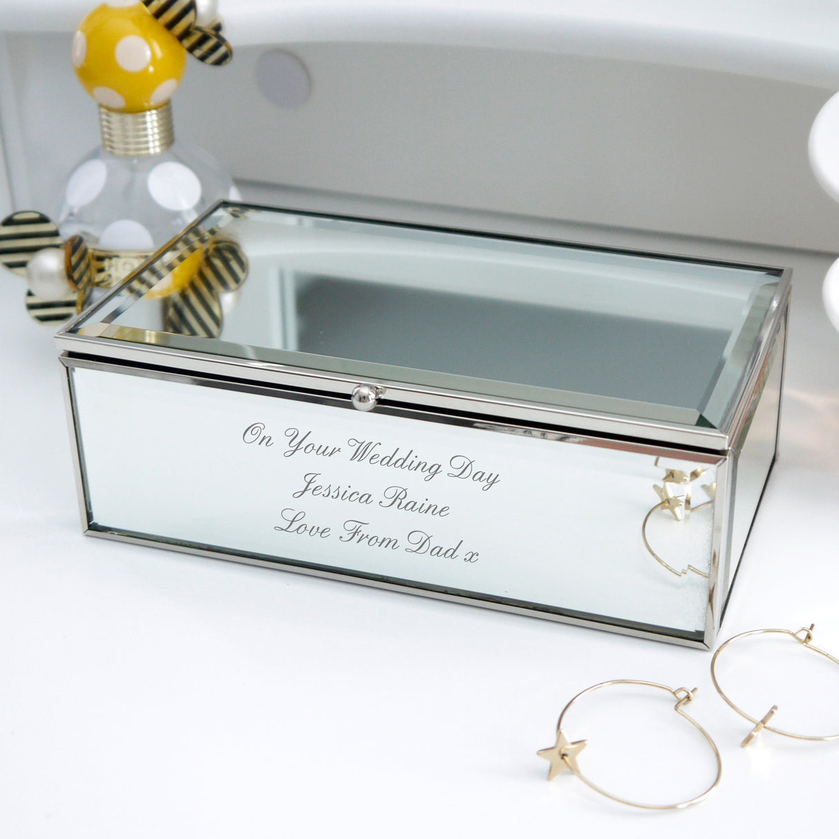 Personalised Mirrored Jewellery Box: 1 - Jewellery Boxes By Gift Moments