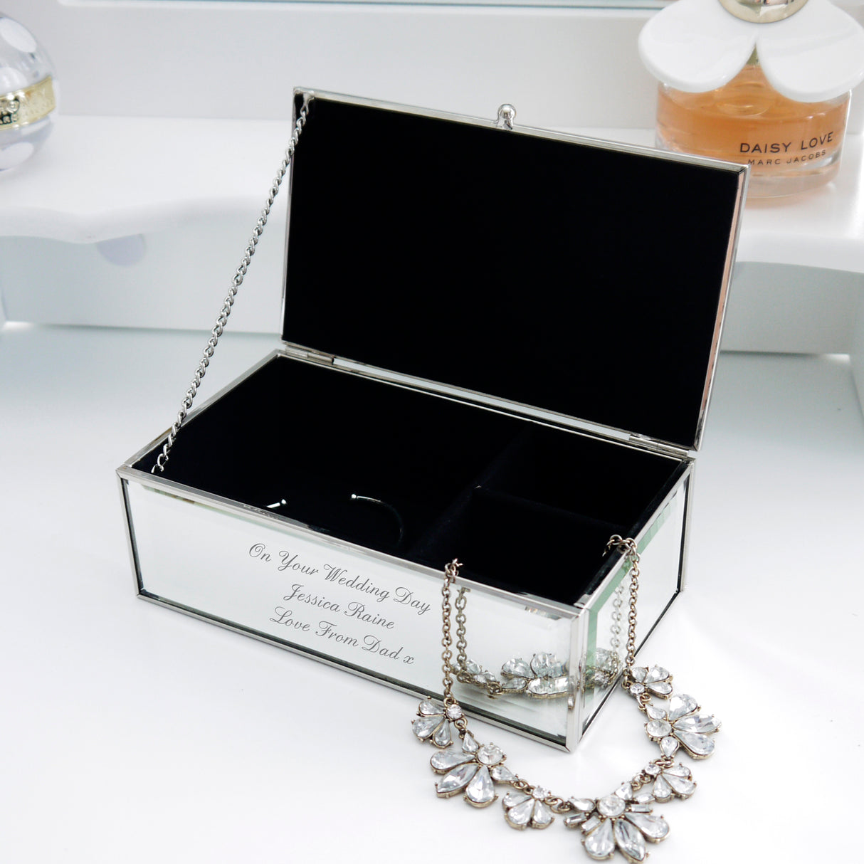 Personalised Mirrored Jewellery Box: 3 - Jewellery Boxes By Gift Moments