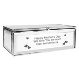 Personalised Hearts Mirrored Jewellery Box: 9 - Jewellery Boxes By Gift Moments