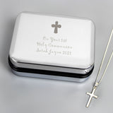 Personalised Cross Necklace and Box Default Title - Jewellery Boxes at Gift Moments