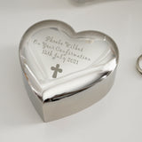 Personalised Cross Heart Trinket Box Default Title - Trinket Boxes at Gift Moments