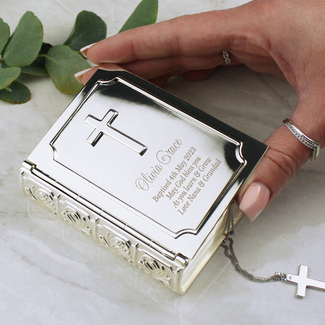 Personalised Bible Trinket Box - Trinket Boxes at Gift Moments