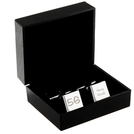 Personalised Birthday Big Age Cufflinks - Cufflinks & Tie Slides at Gift Moments