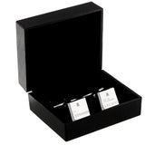 Personalised Wedding Groom Square Cufflinks - Cufflinks & Tie Slides at Gift Moments