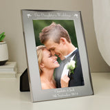 Personalised Silver 5x7 Our Daughters Wedding Photo Frame - Photo Frames at Gift Moments