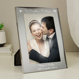 Personalised Silver 5x7 Our Daughters Wedding Photo Frame - Photo Frames at Gift Moments