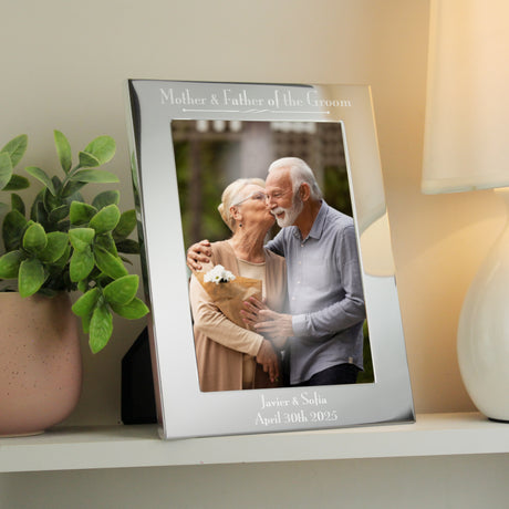 Personalised 5x7 Mother & Father of the Groom Frame: 2 - Photo Frames By Gift Moments