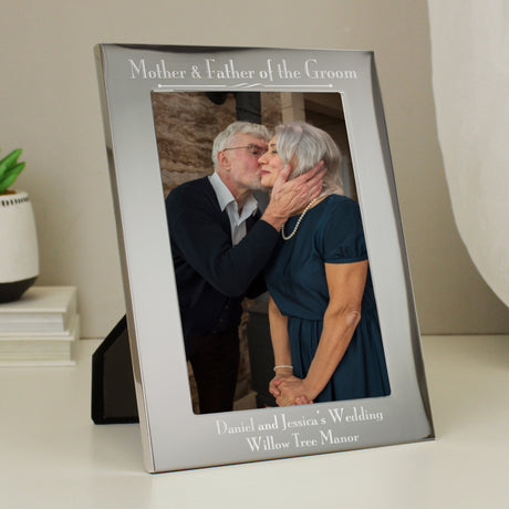 Personalised 5x7 Mother & Father of the Groom Frame: 3 - Photo Frames By Gift Moments