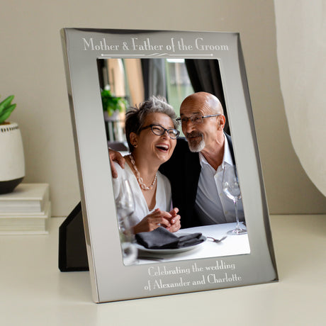 Personalised 5x7 Mother & Father of the Groom Frame: 1 - Photo Frames By Gift Moments