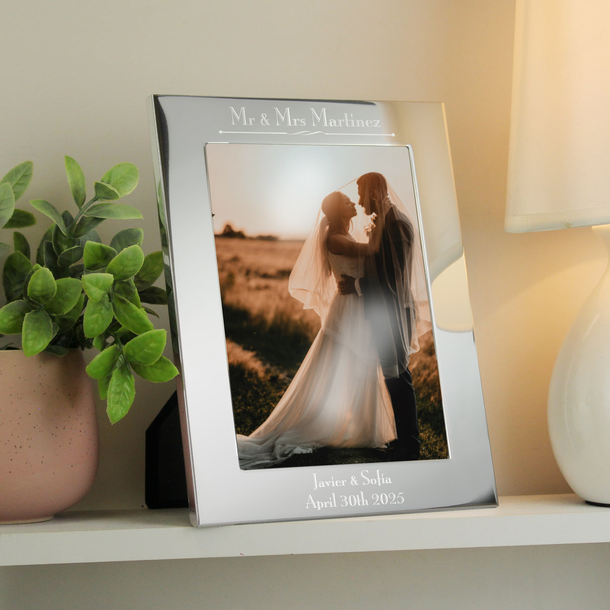 Personalised Silver 5x7 Photo Frame - Photo Frames at Gift Moments