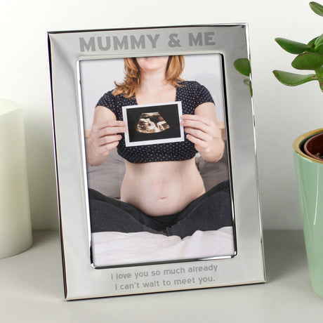 Personalised Silver 5x7 Mummy & Me Photo Frame - Photo Frames at Gift Moments