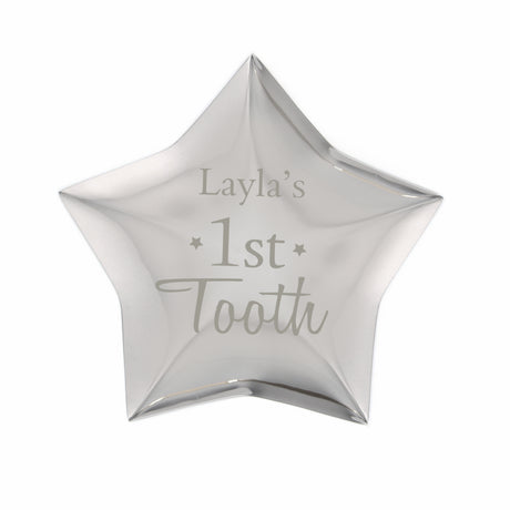 Personalised 1st Tooth Star Trinket Box - Trinket Boxes at Gift Moments