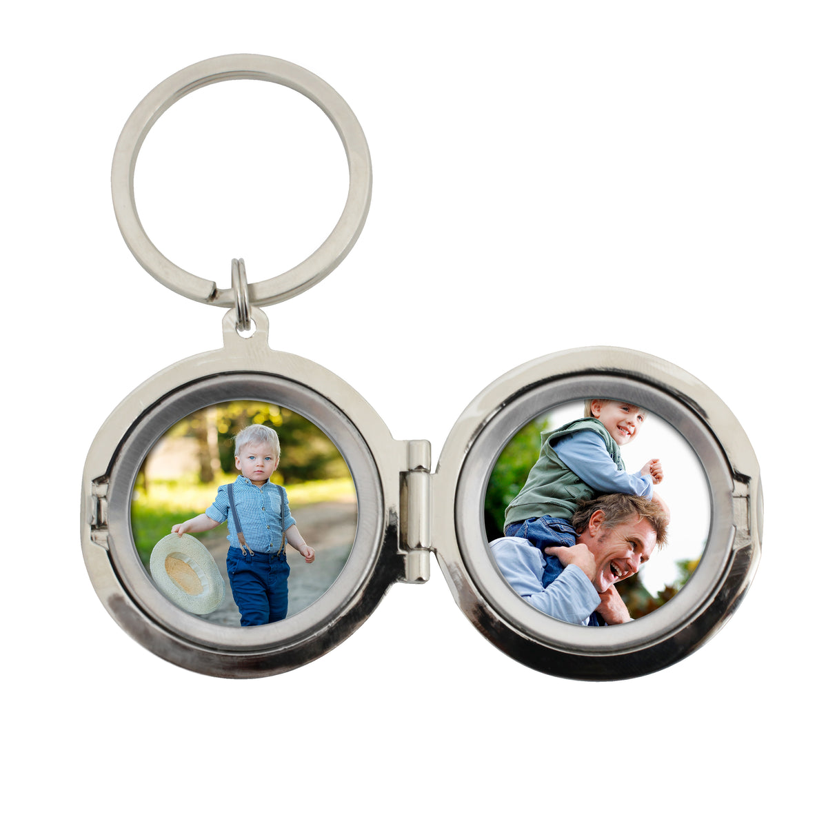 No.1 Dad Personalised Photo Keyring: 5 - Keyrings By Gift Moments