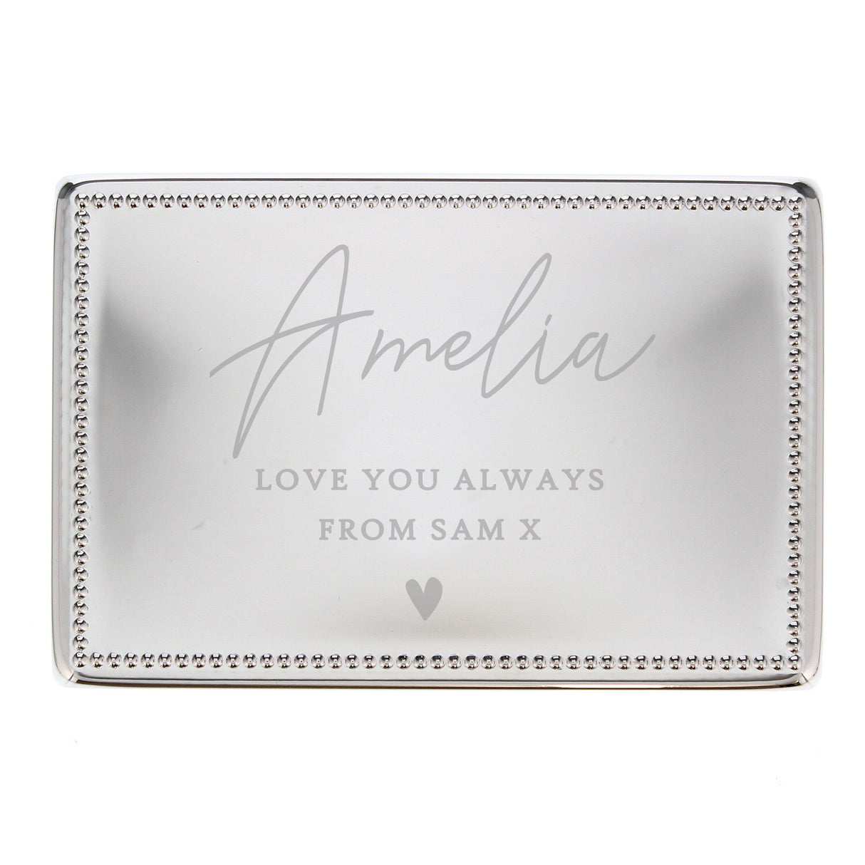 Personalised Engraved Heart Jewellery Box: 5 - Jewellery Boxes By Gift Moments