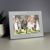 Personalised Silver 5x7 Photo Frame: 4 - Photo Frames By Gift Moments