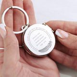 Personalised In Loving Memory Round Photo Keyring - Keyrings at Gift Moments