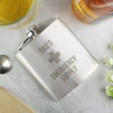 Personalised Emergency Supply Hip Flask - Hip Flasks at Gift Moments