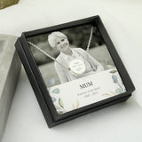 Personalised Botanical Memorial Photo Upload Necklace and Box - Jewellery at Gift Moments