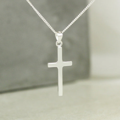 Personalised In Loving Memory Cross Sentiment Necklace and Box - Jewellery at Gift Moments