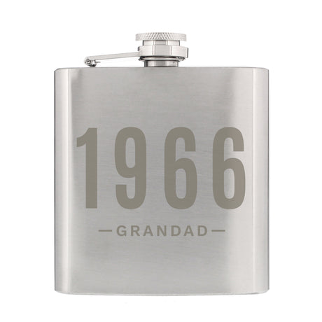 Personalised Date & Name Hip Flask - Hip Flasks at Gift Moments