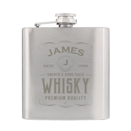 Personalised Whisky Hip Flask - Hip Flasks at Gift Moments