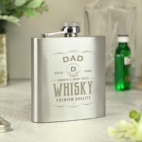 Personalised Whisky Hip Flask - Hip Flasks at Gift Moments