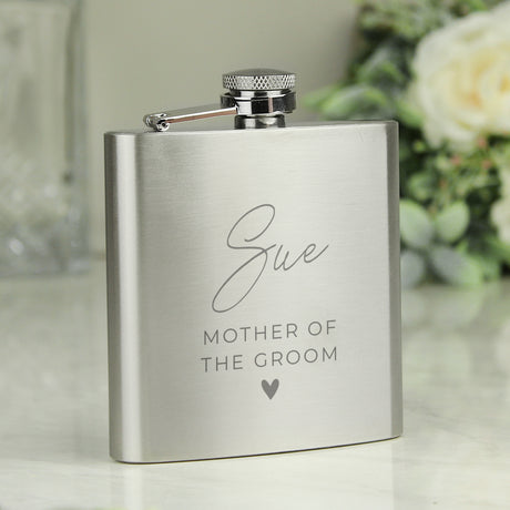 Personalised Free Text Wedding Party Hip Flask - Hip Flasks at Gift Moments