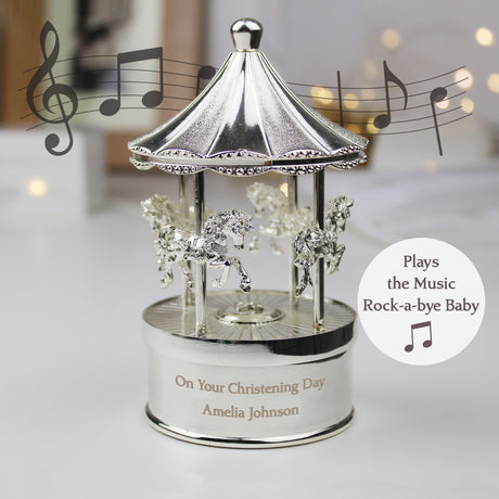 Personalised Musical Carousel Ornament - Ornaments at Gift Moments