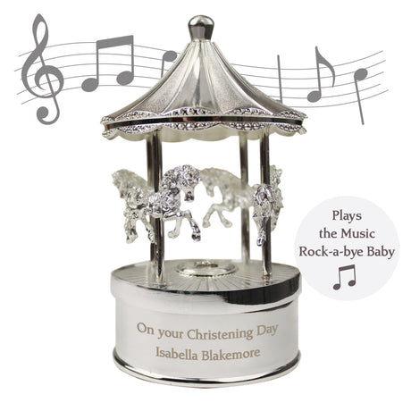 Personalised Musical Carousel Ornament - Ornaments at Gift Moments