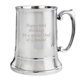 Personalised Stainless Steel Tankard - Tankards at Gift Moments