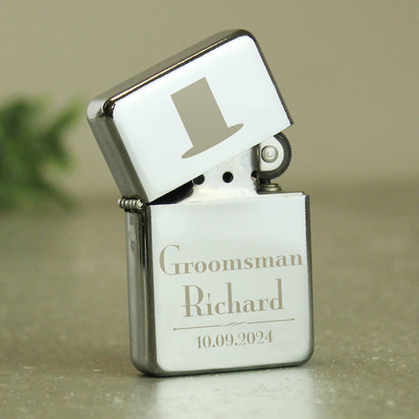 Personalised Groomsman Lighter - Smoking Accessories at Gift Moments