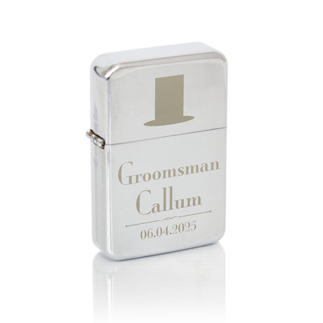 Personalised Groomsman Lighter - Smoking Accessories at Gift Moments