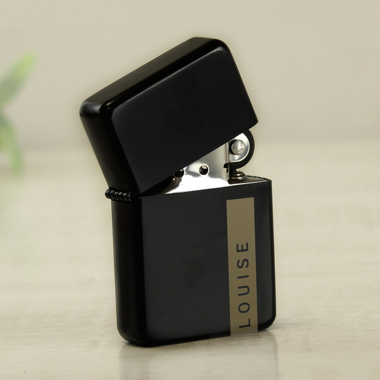 Personalised Black Name Lighter: 7 - Smoking Accessories By Gift Moments