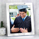 Personalised Graduation 10x8 Silver Photo Frame Default Title - Photo Frames at Gift Moments