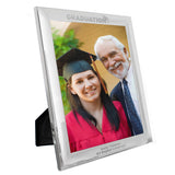 Personalised Graduation 10x8 Silver Photo Frame - Photo Frames at Gift Moments