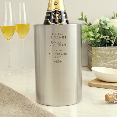 Personalised Free Text Wine Cooler - Barware at Gift Moments