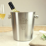 Personalised House Stainless Steel Ice Bucket - Barware at Gift Moments