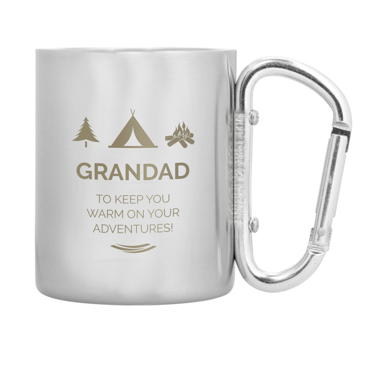 Personalised Wilderness Wanderer Stainless Steel Mug - Outdoor Mugs at Gift Moments