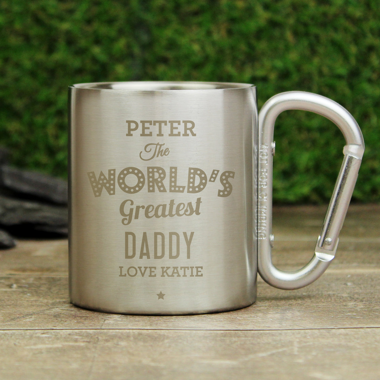 Personalised 'The World's Greatest' Stainless Steel Mug - Outdoor Mugs at Gift Moments