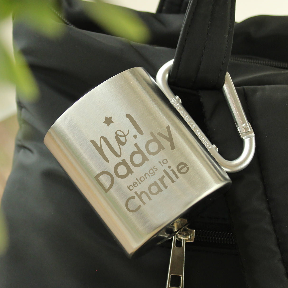 Personalised No.1 Daddy Stainless Steel Mug: 4 - Outdoor Mugs By Gift Moments