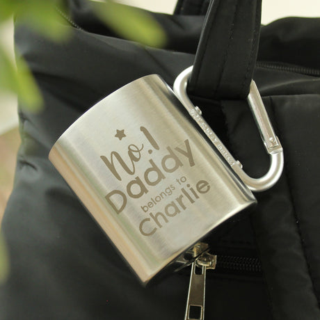 Personalised No.1 Daddy Stainless Steel Mug - Outdoor Mugs at Gift Moments