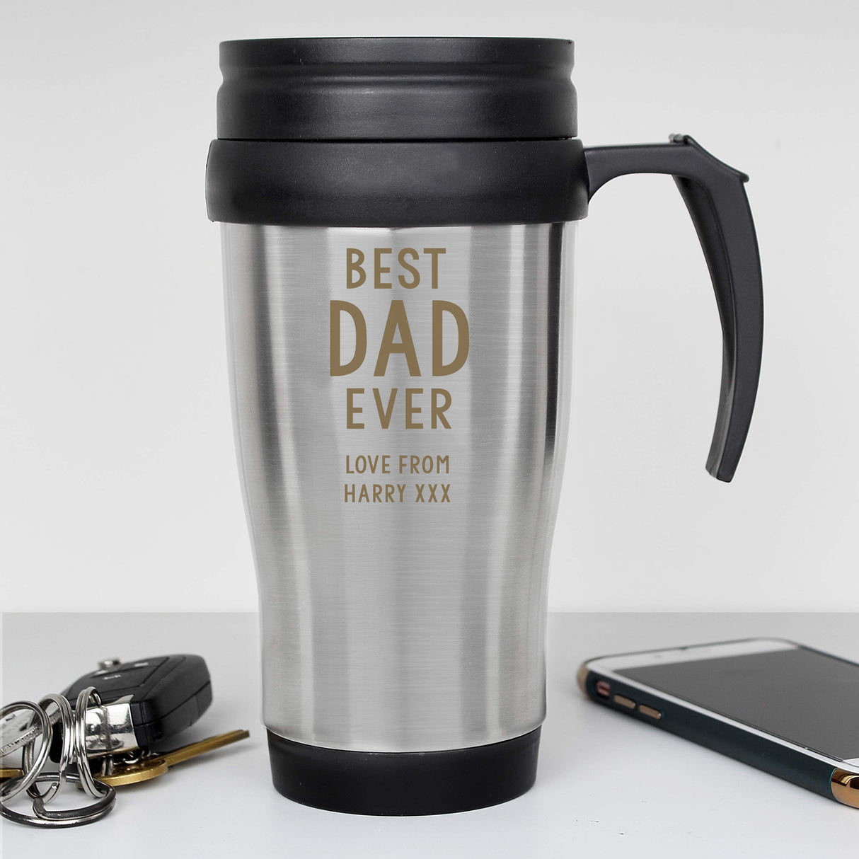 Personalised Free Text Travel Mug Default Title - Travel Mugs at Gift Moments