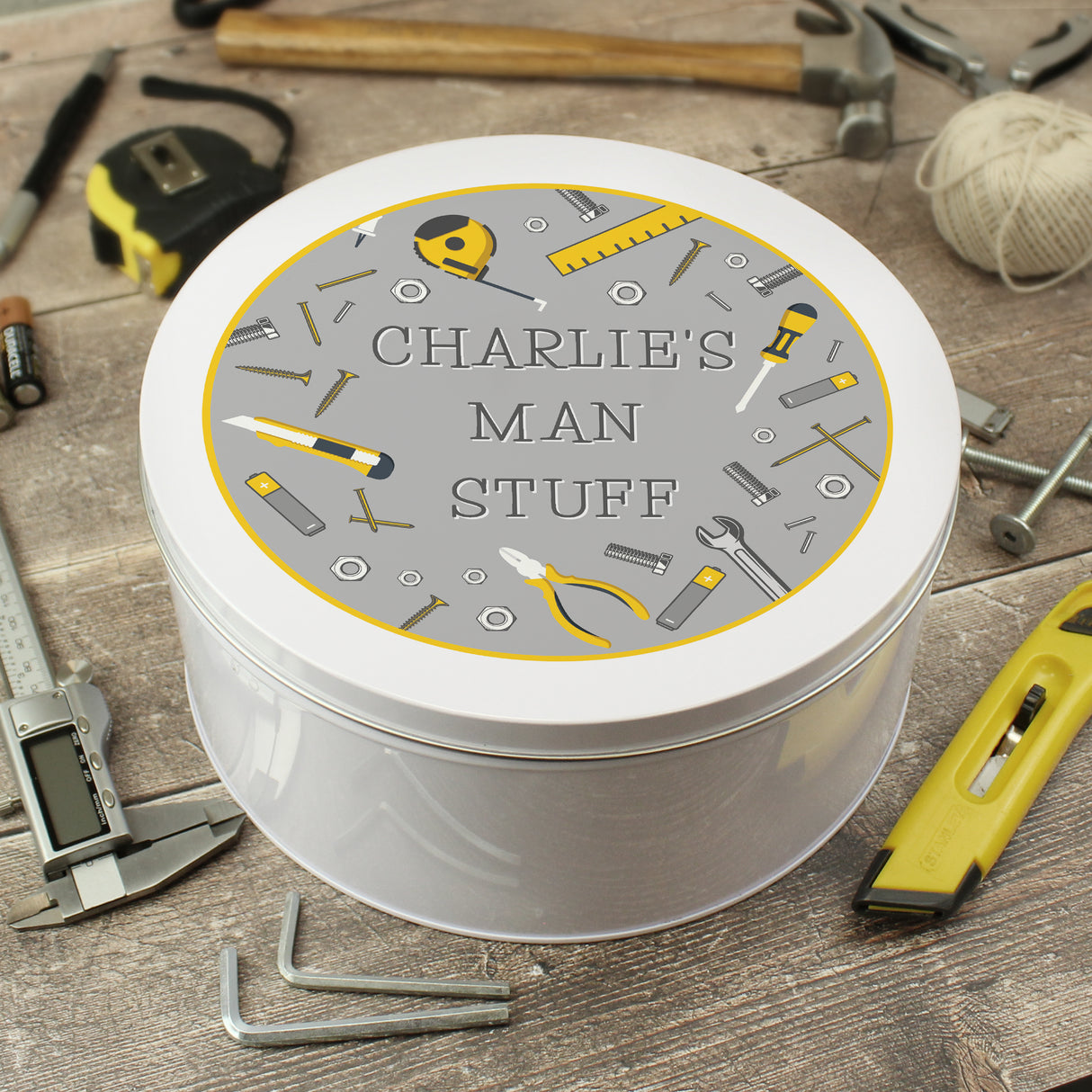 Personalised Bits & Bobs Storage Tin: 1 - Storage By Gift Moments