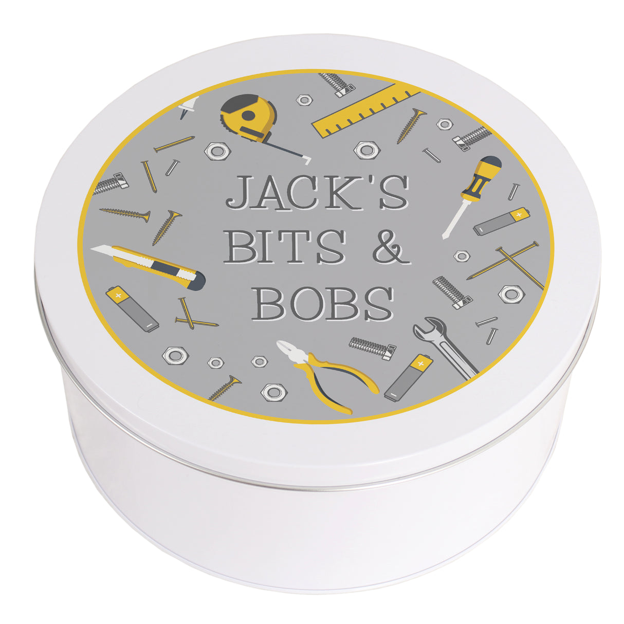 Personalised Bits & Bobs Storage Tin: 5 - Storage By Gift Moments